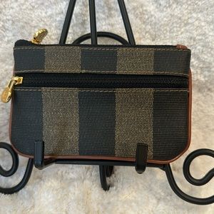 Authentic Vintage Fendi Roma Penguin Change , Coin Wallet